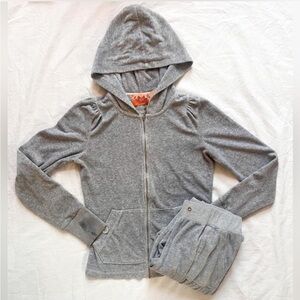 Vintage Juicy Couture Heather Gray tracksuit set